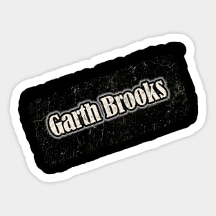 Garth Brooks Vintage Nyindir Sticker